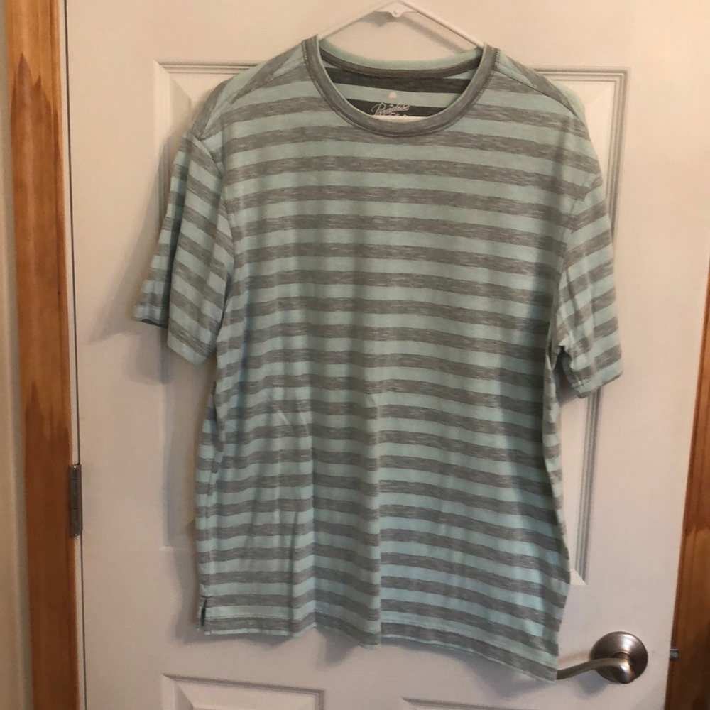 Large, Paradise Collection men’s grey and light blue t-shirt